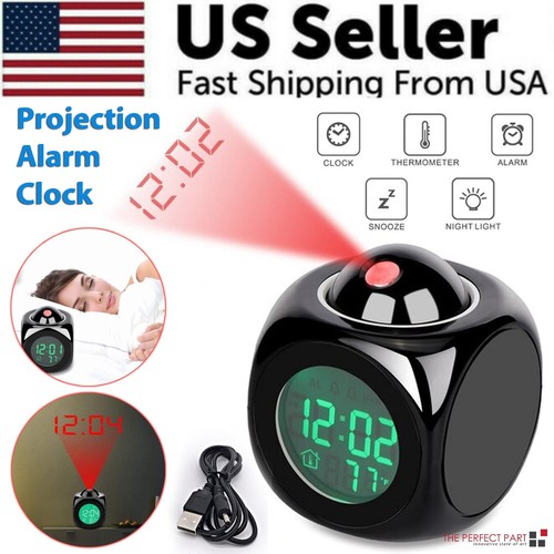 Led projection alarm - alarm, clock