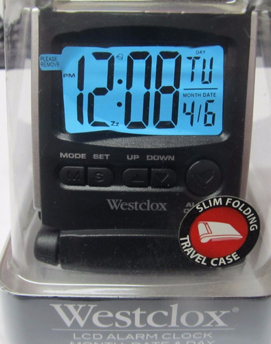 Westclox travel alarm clock - westclox,